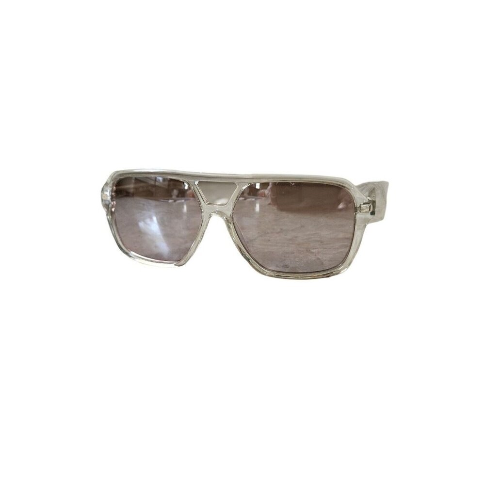 Kids Clear Frame Sunglasses with Gray Lenses